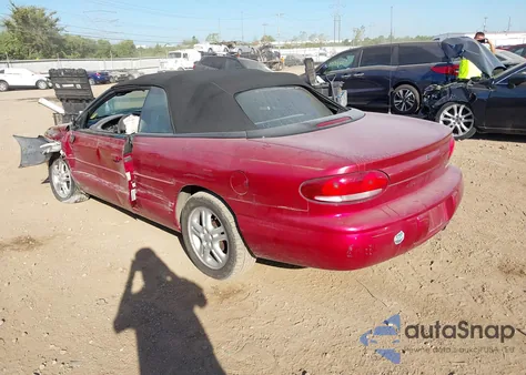 1996 Chrysler Sebring Jxi из США, поврежденный, VIN 3C3EL55H6TT240027
